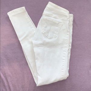 Hollister white jeans